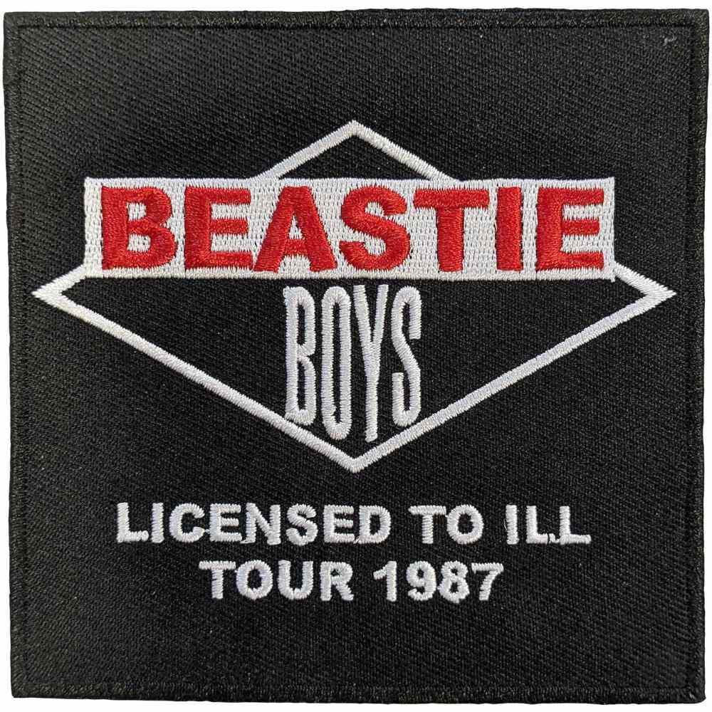 The Beastie Boys - Licensed To Ill Tour 1987 Patch - Zwart